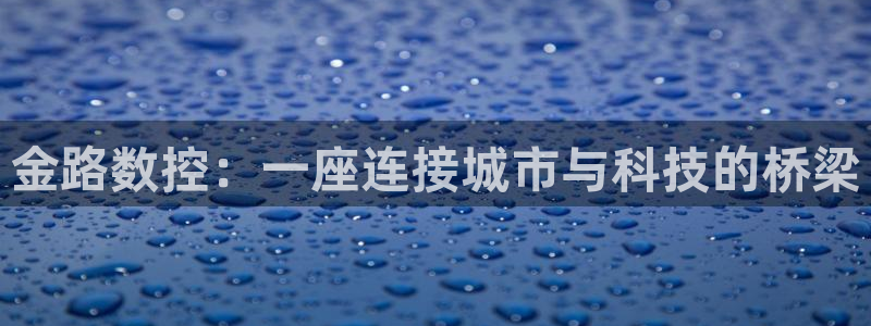 天辰娱乐1966:金路数控:一座连接城市与科技的桥梁