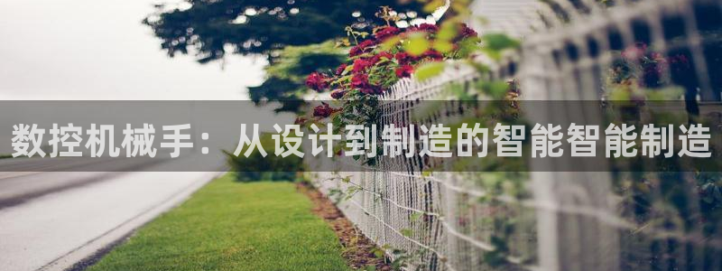 天辰注册娱乐:数控机械手:从设计到制造的智能智能制造