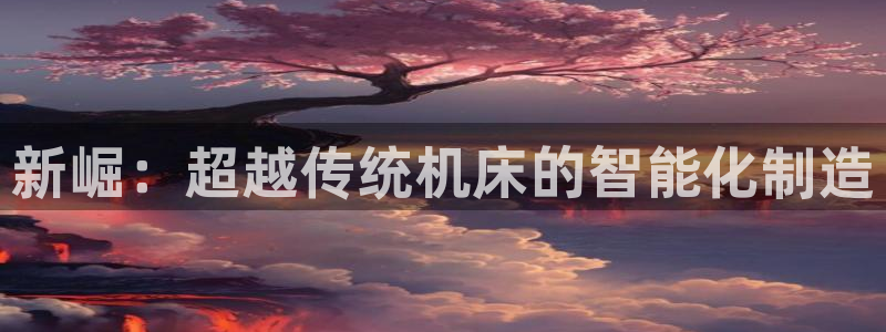 天辰娱乐-18113:新崛:超越传统机床的智能化制造